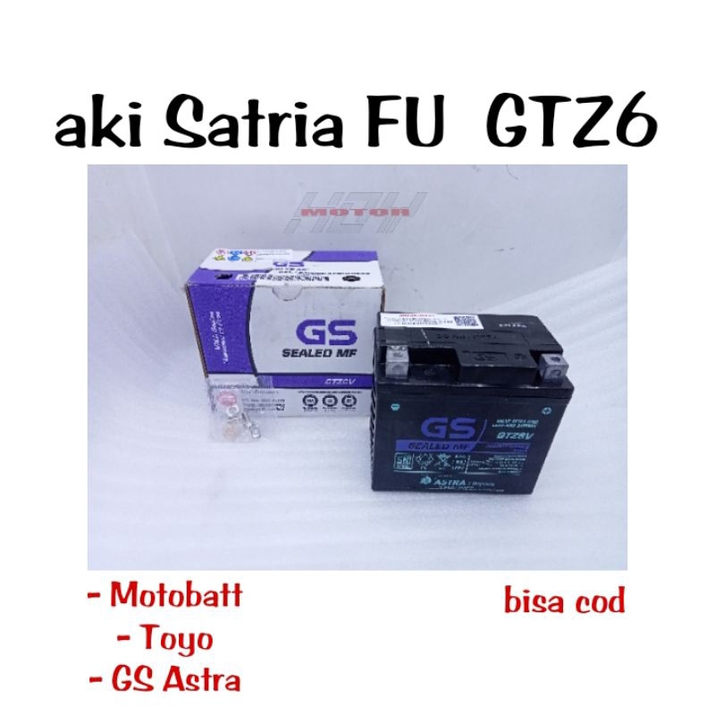 aki acuu kering MOTOBATT GS ASTRA GTZ6 satria FU