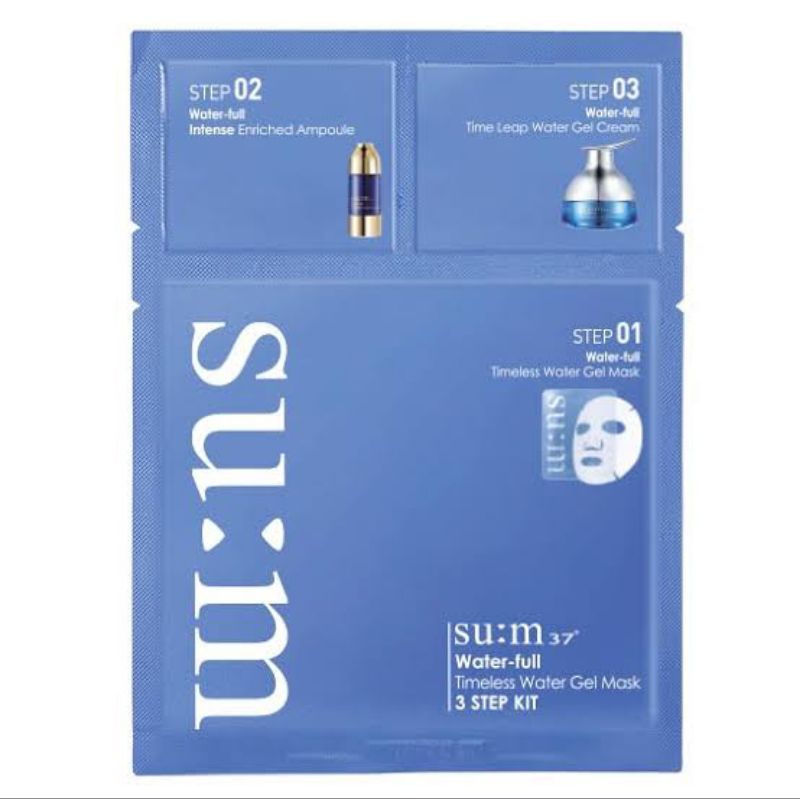 Su:m37 Water-full Timeless Water Gel 3 step Mask