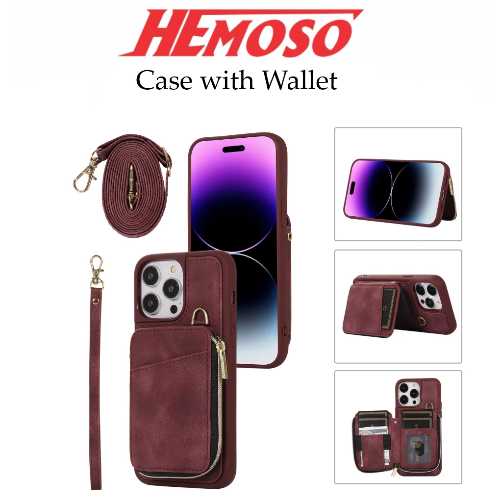 Case HM Wallet Dompet Sling Strap SAMSUNG S21 S22 S23 S22+ S23+ ULTRA S21ULTRA S22ULTRA S23ULTRA  Ca
