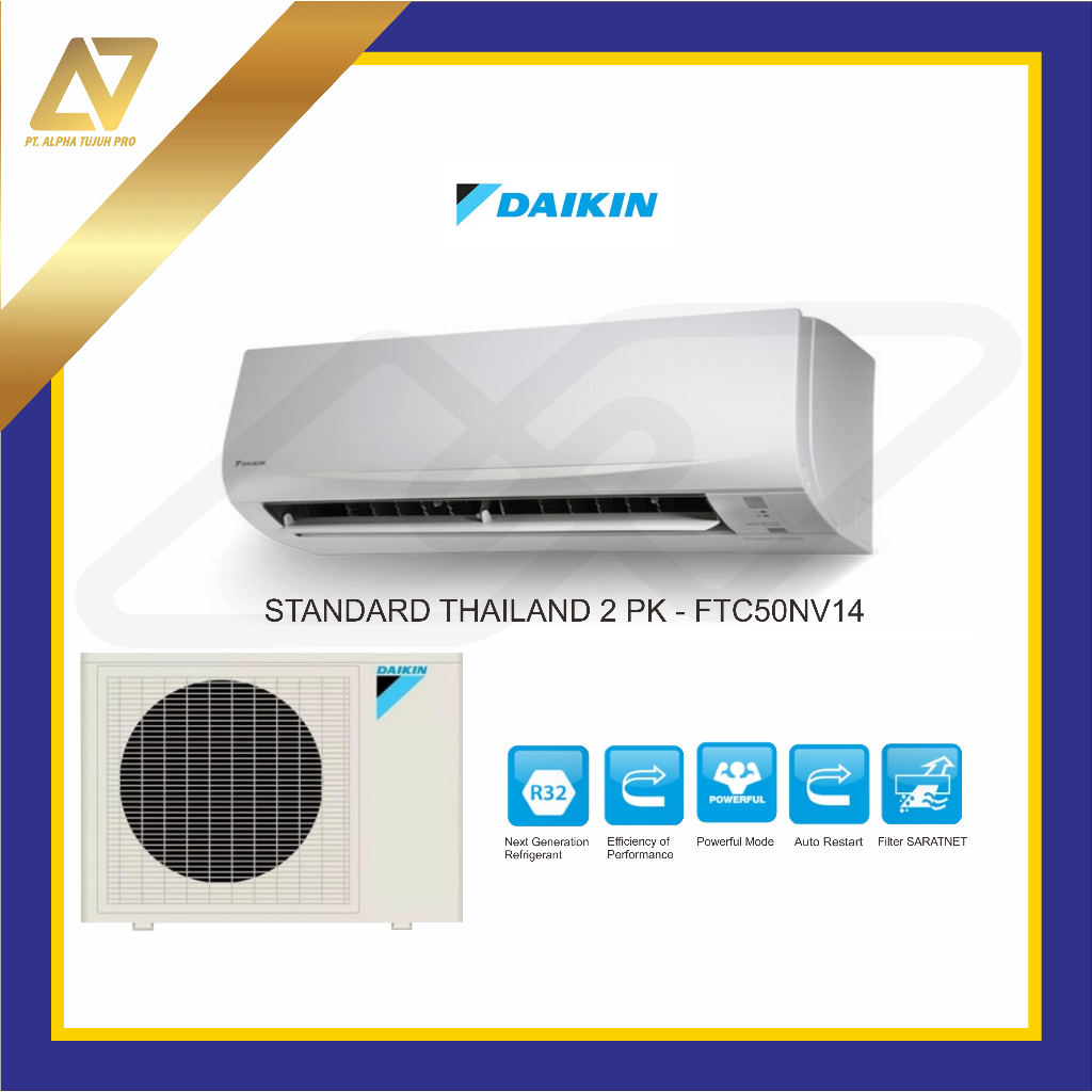AC DAIKIN STANDART THAILAND 2 PK FTC50NV14 -AC SPLIT
