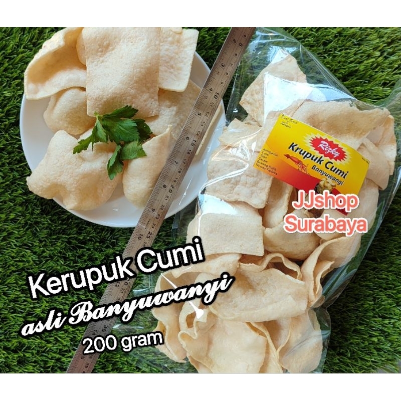 

Kerupuk Cumi krupuk cumi Rizky 200gram asli Banyuwangi