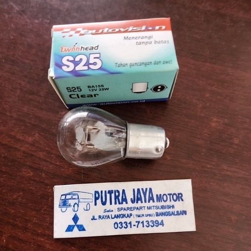 Dop Engkel 12V 25W BA15S Autovision