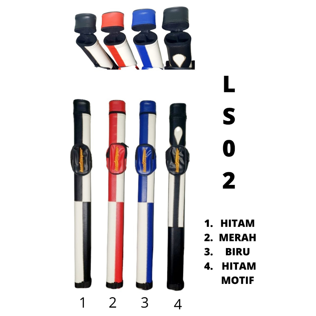 Tas Stick Biliard LS-02 LEADSUPER Hard Case 1x1 Import