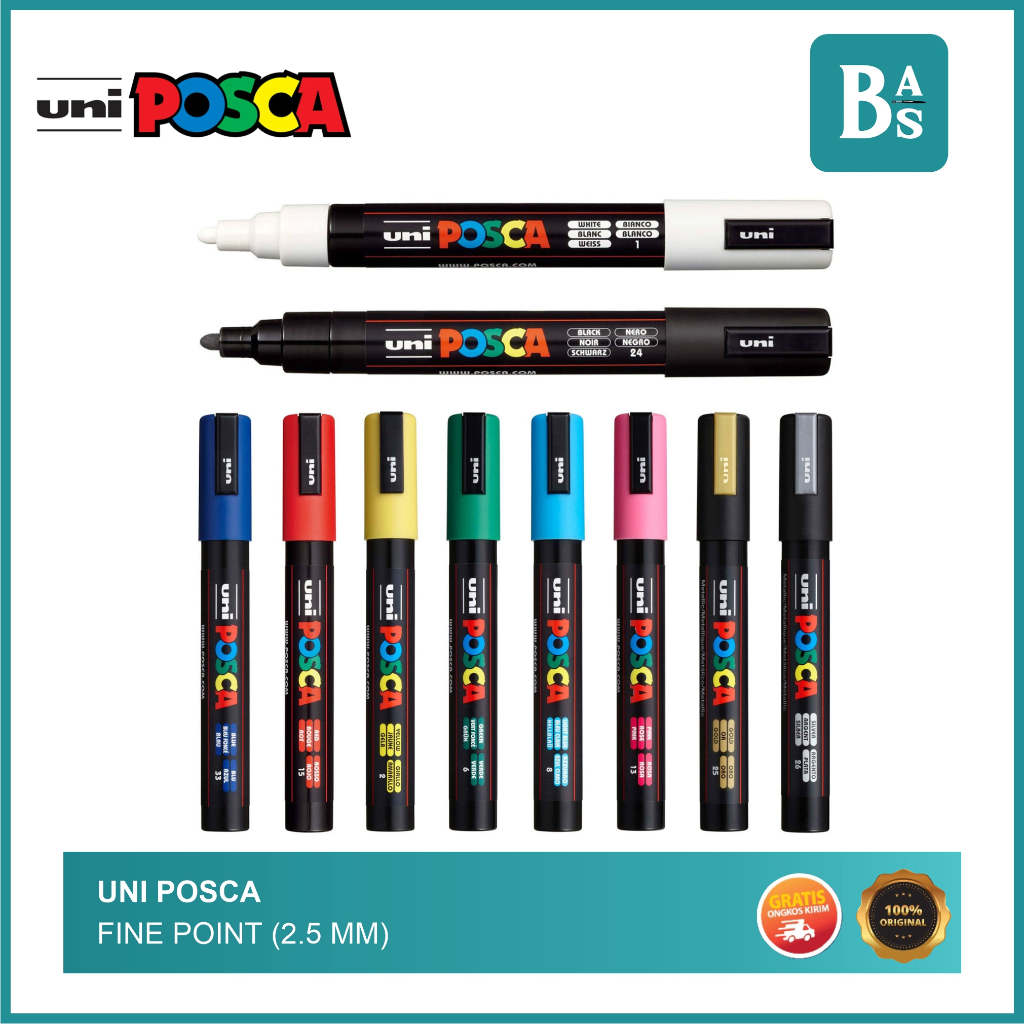 

Uni Posca PC-5M - 2.5mm - Bali Art Supplies