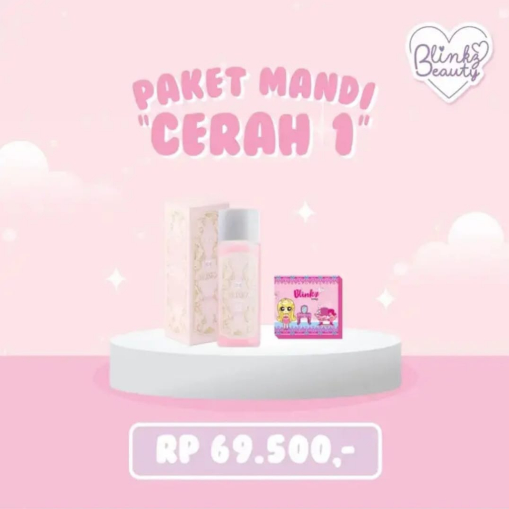 Paket Cerah 1 ( Blinkz Soap + Blinkz Super Toner )