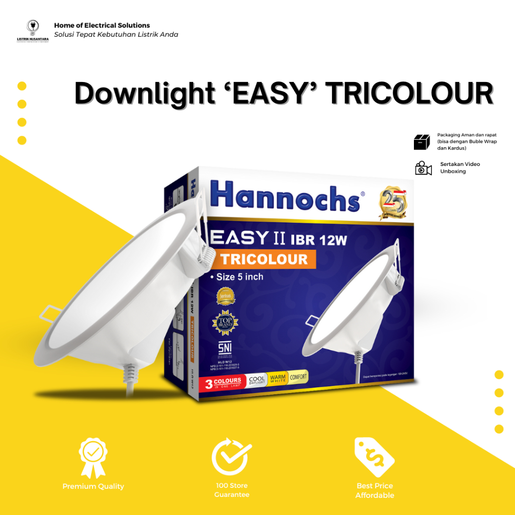Downlight LED Hannoch EASY Inbow TRICOLOUR 9W