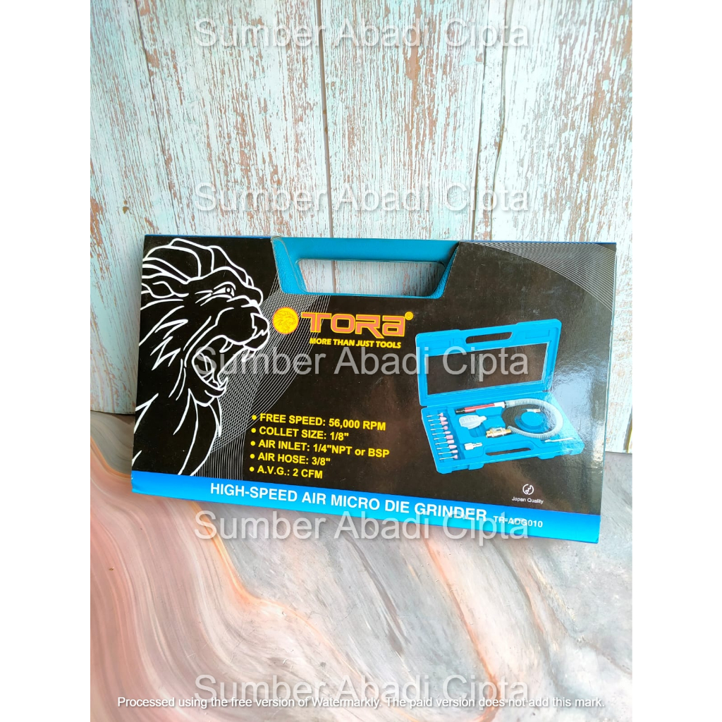 TORA Air Micro Die Grinder Set Mesin Tuner Mini Gurinda Angin