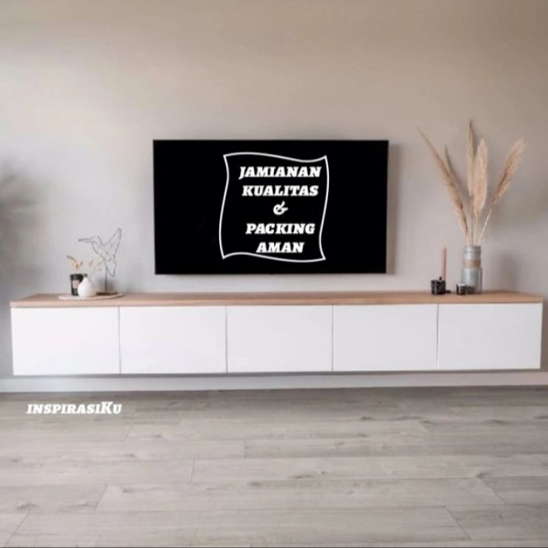 meja tv gantung minimalis meja dinding meja hias TV9