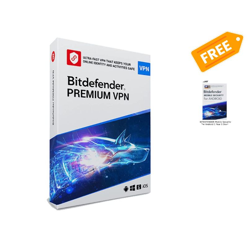 Bitdefender Premium VPN 1 Year 10 Device