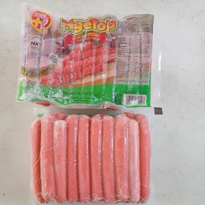 

Sosis ayam merah ngetop 750G