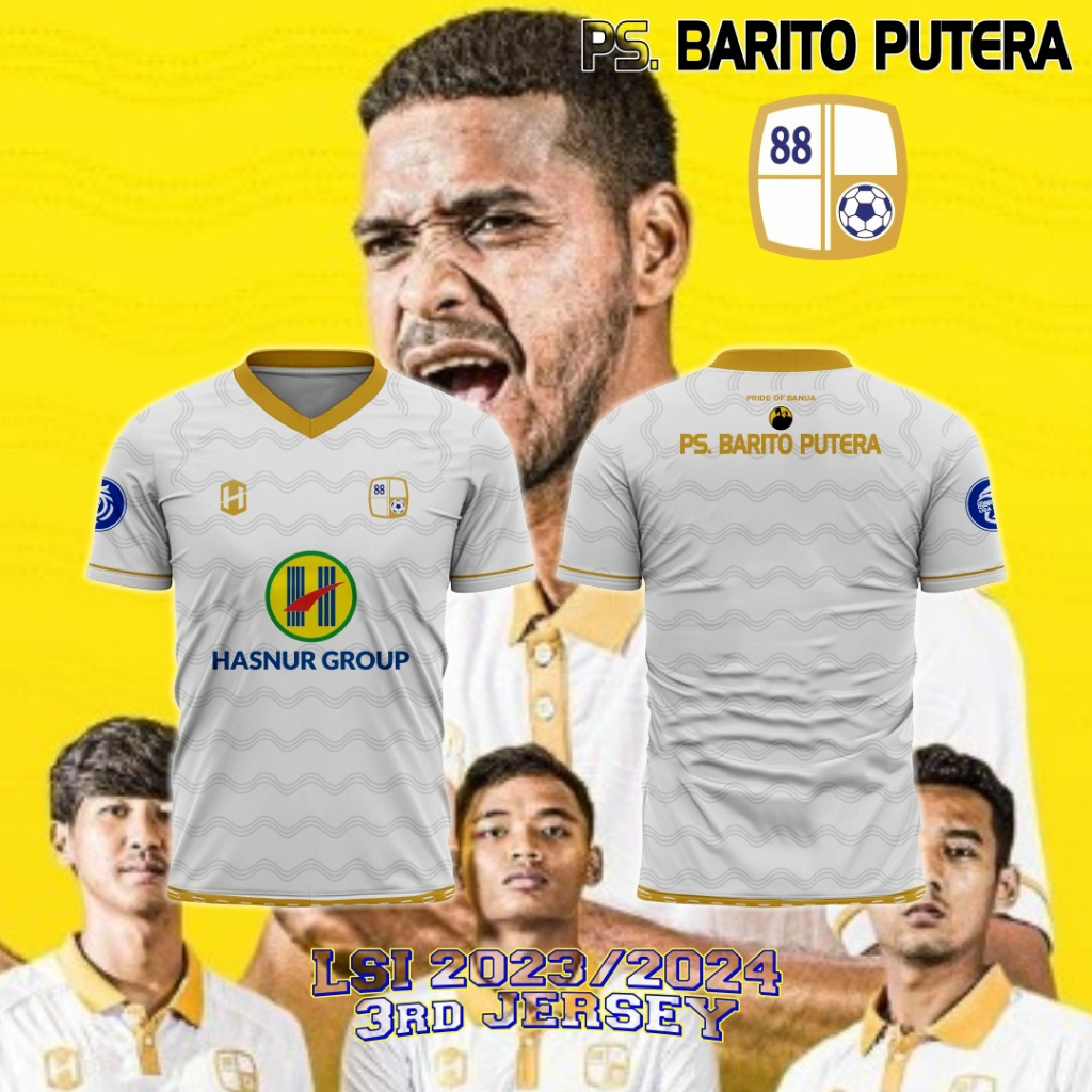 JERSEY BAJU BOLA BARITO PUTERA AWAY 2023/24