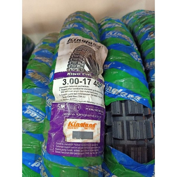 BAN LUAR TRAIL KINGLAND 300-17 BAN RAGI TAHU 300-17(TIDAK TUBLESS)