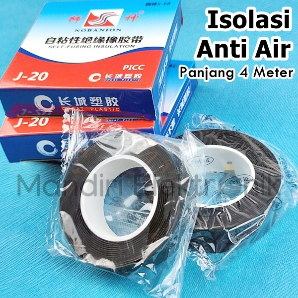 Isolasi Anti Air 4 Meter - Isolasi Satelit - Isolasi Rubber Untuk Kabel Pompa Satelit - Submersible 