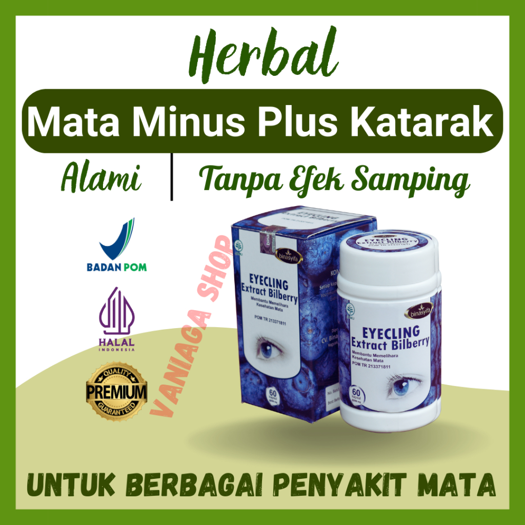 

Obat Mata Minus Plus Katarak Buram Silinder Herbal Tanpa Operasi Paling Ampuh Bpom Eyecling Original