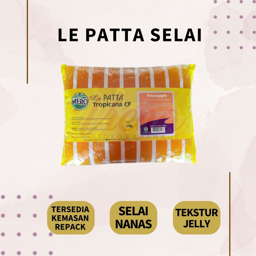 

Le Patta Tropicana CF 5kg - Selai Jeli