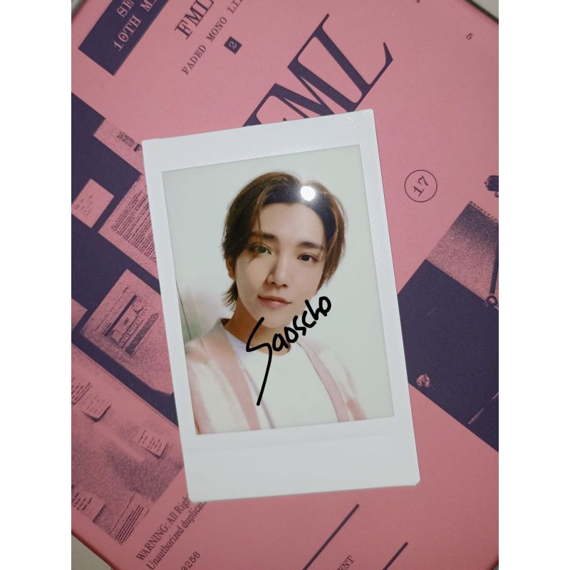 photocard polaroid joshua seventeen merch hanabi japan