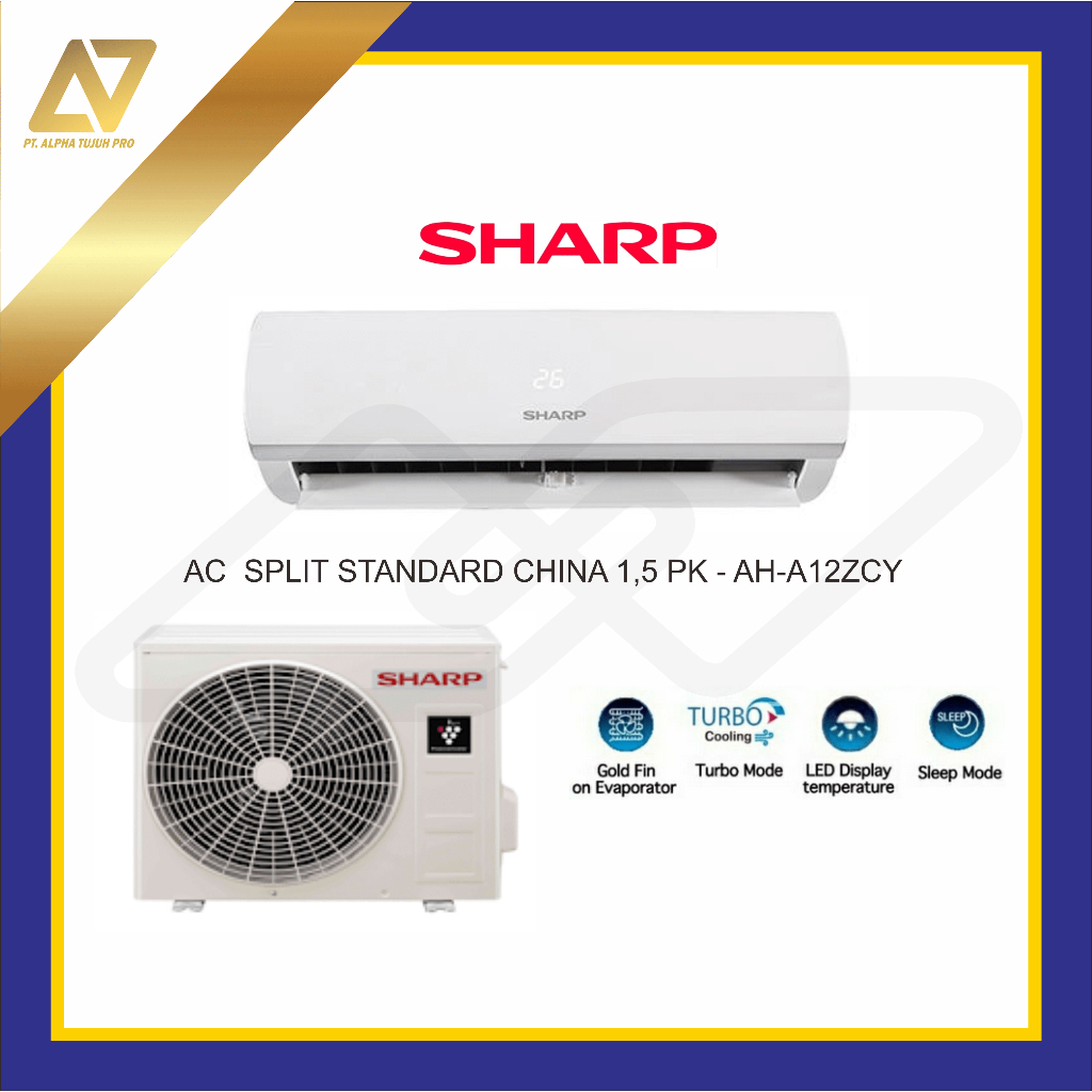 AC SHARP 1,5 PK STANDARD CHINA AH-A12ZCY- AC SPLIT