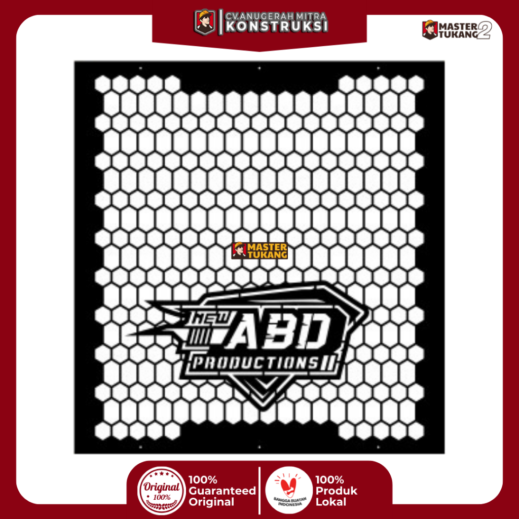 Grill Sound System Model 15 Inch Plus Tweeter - GRATIS DESAIN