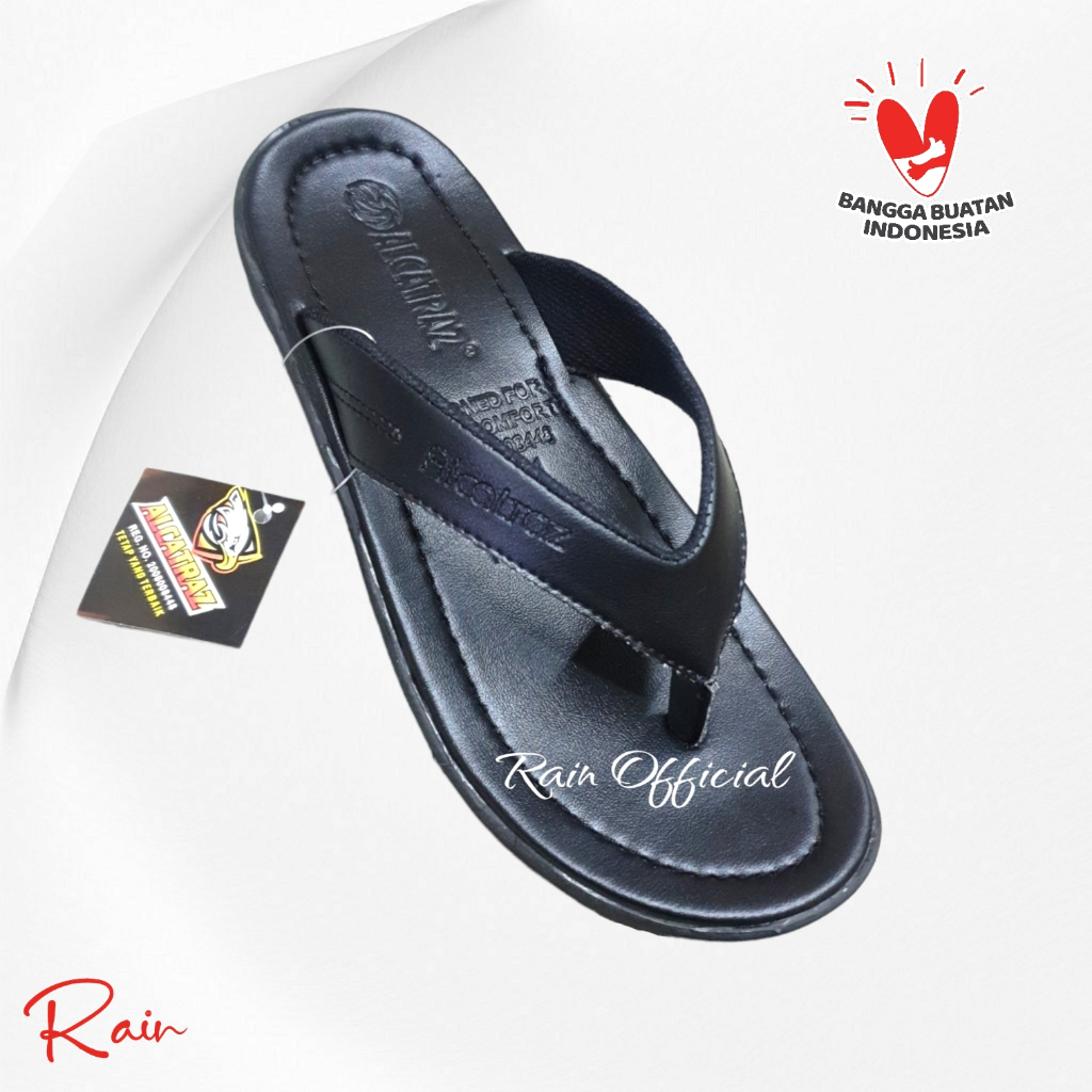 ALCATRAZ Sandal Jepit Pria kasual / Sendal Japit Cowok Distro Sandal Flip Flop Pria