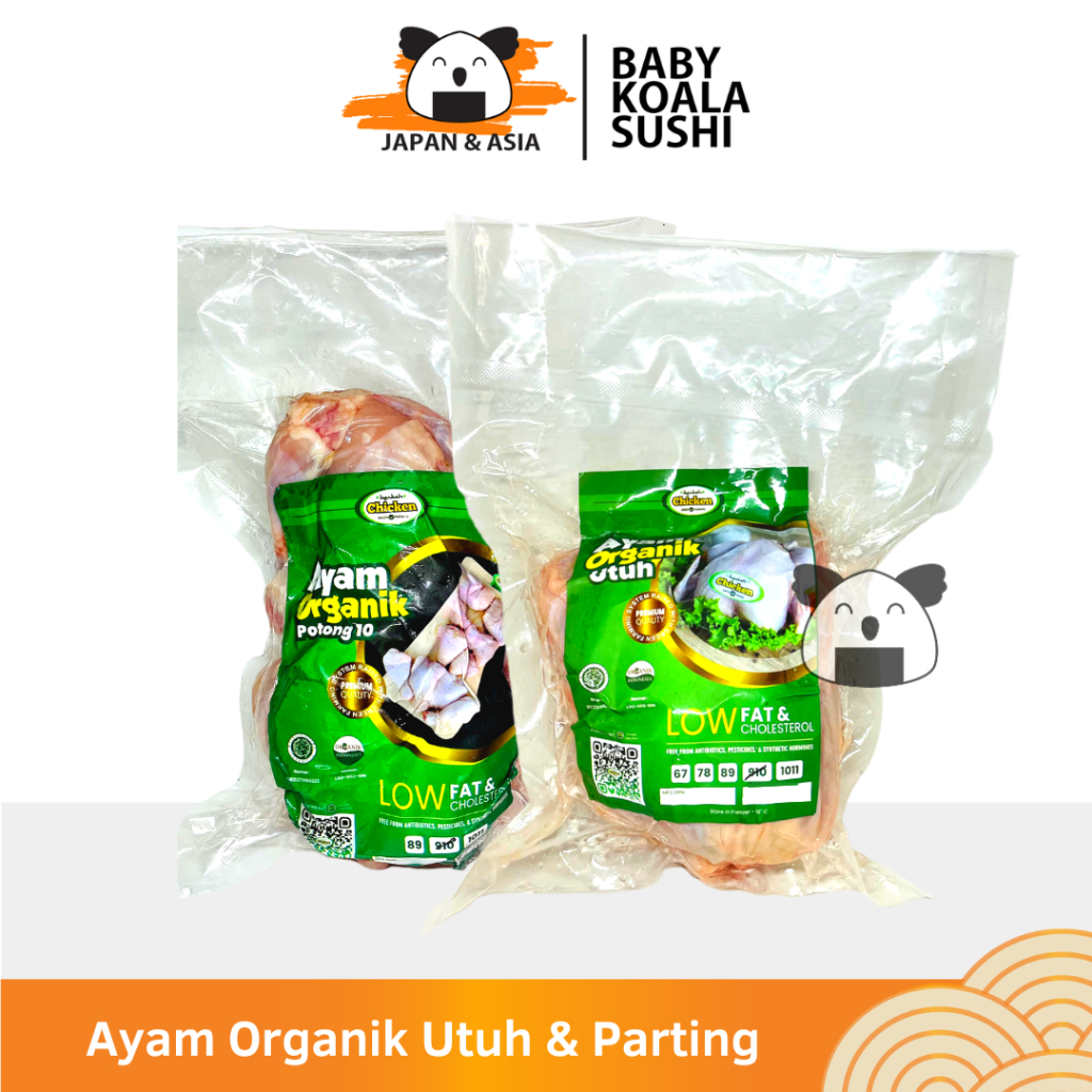 

BERKAH Chicken Organik Ayam 1 Ekor Halal | Parting/ Utuh