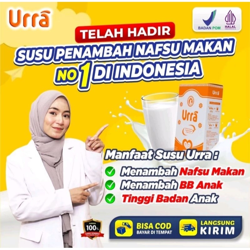 

Susu URRA - Susu Kambing Etawa Saneen Eropa Premium Menambah Berat Badan dan Tinggi Anak isi 200 gram Bisa COD Bisa Gojek