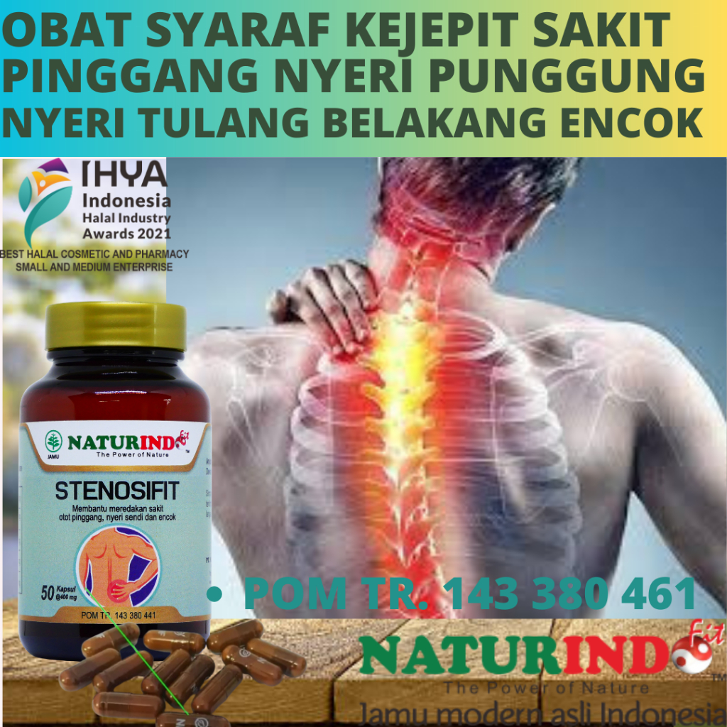 OBAT HERBAL SPESIAL SAKIT SYARAF KEJEPIT STENOSIFIT NATURINDO