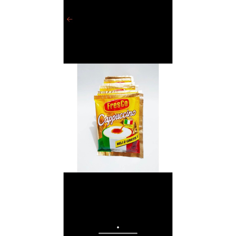 

sembako murah Fresco Cappucino 15 sachet Rp 15.500