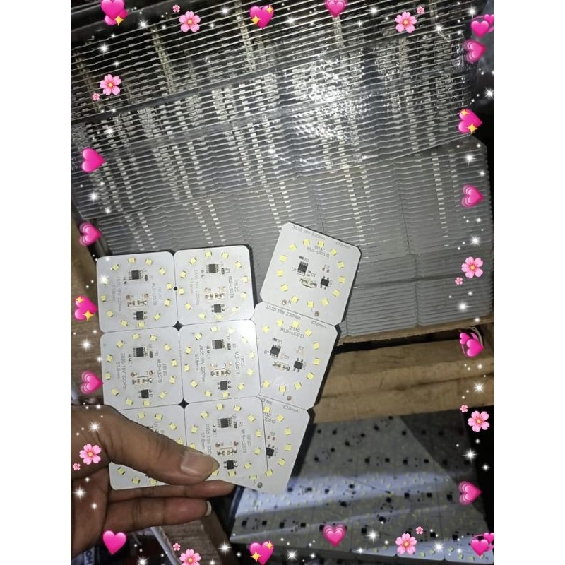 lampu led pcb aluminium langsung ac