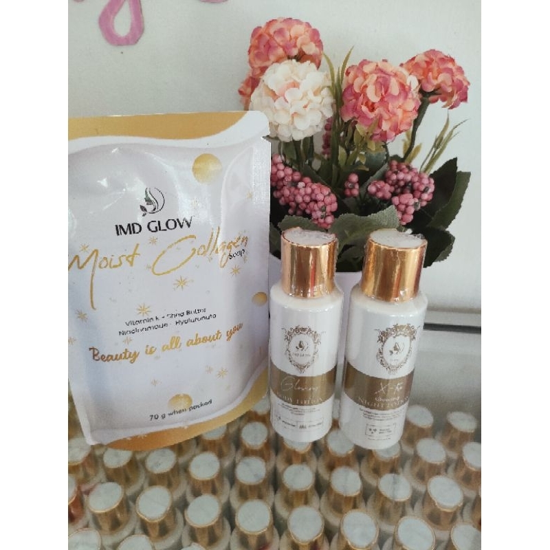 X-tra glowing paket lengkap IMD GLOW ORI 1000% By.IMELDA