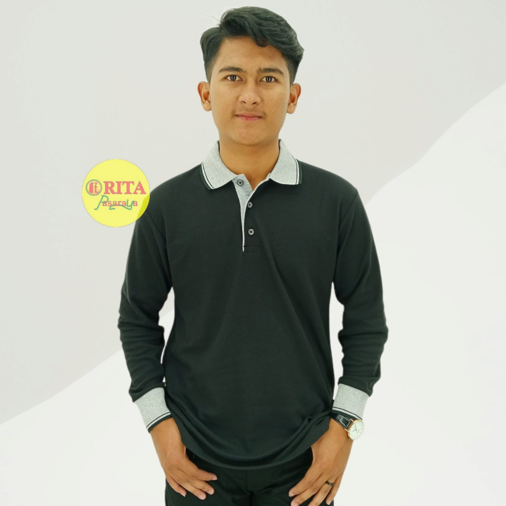 Andre Michel Kaos Polo Panjang