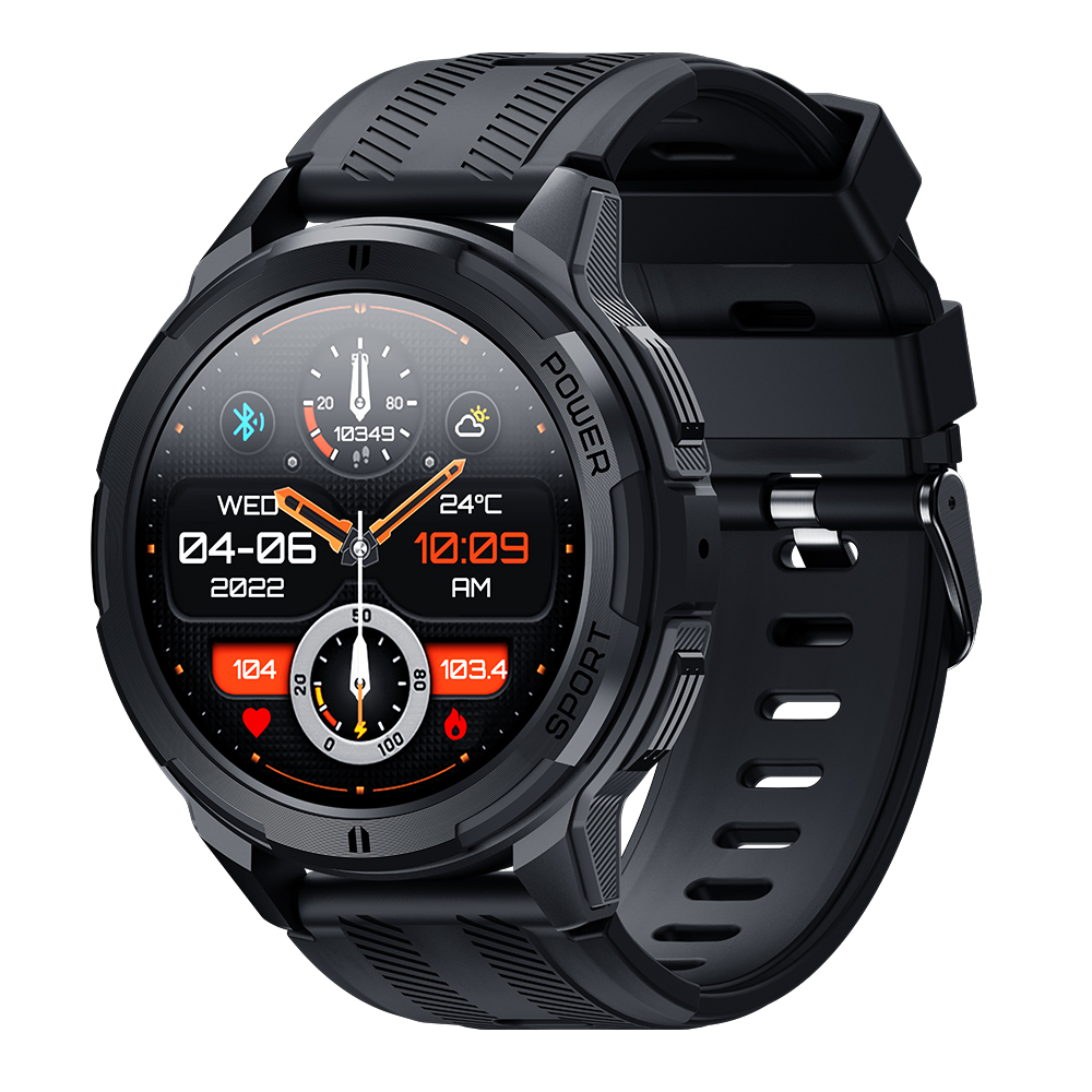 Skmei smartwatch pria amoled jam tangan olahraga hp digital anti air 1ATM  jam tangan pintar for android ios-hitam