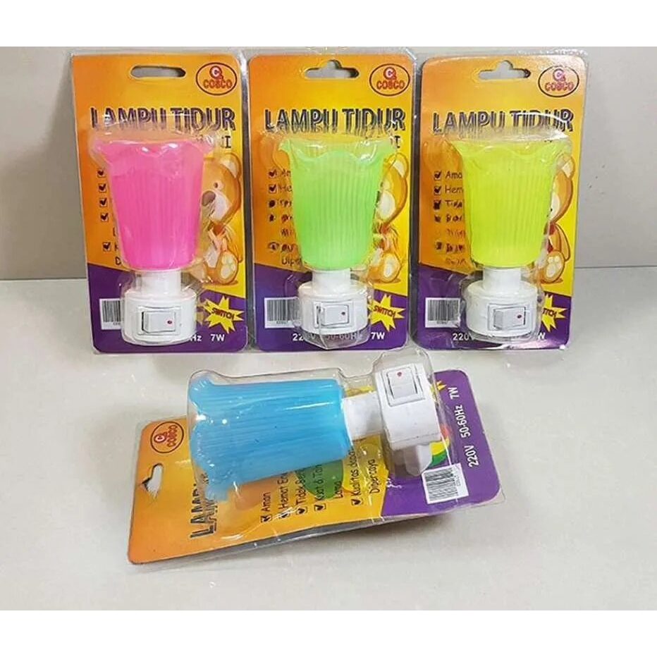 Lampu Tidur Colok Listrik ON OFF