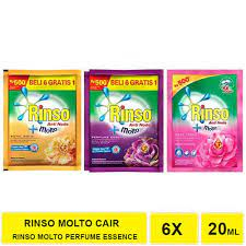 RINSO Detergen CAIR + MOLTO Sachet / Renteng