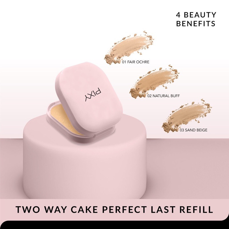 PIXY TWO WAY CAKE PERFECT LAST REFILL || Bedak Padat Pixy Perfect Last Refill