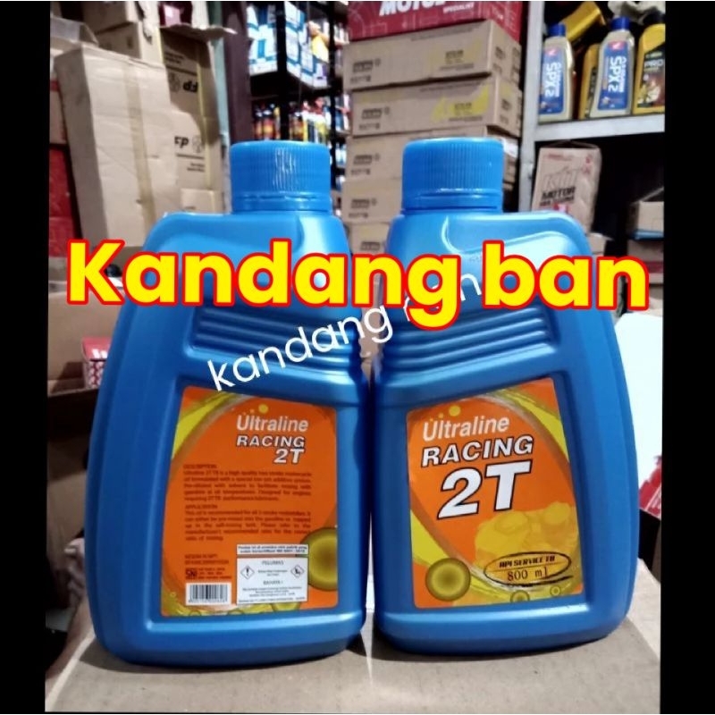 Promo..HARGA SPESIAL..OLI SAMPING 2T ULTRALINE RACING 800 ML, UNTUK MOTOR 2 TAK (PRODUK ASLI)