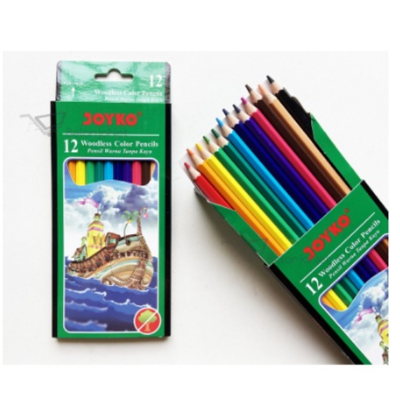 

[FAFAFA] Pensil Warna Joyko Panjang Isi 12