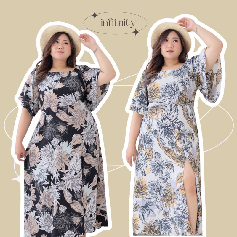 DRESS PANTAI BIG SIZE PLUS SIZE JUMBO
