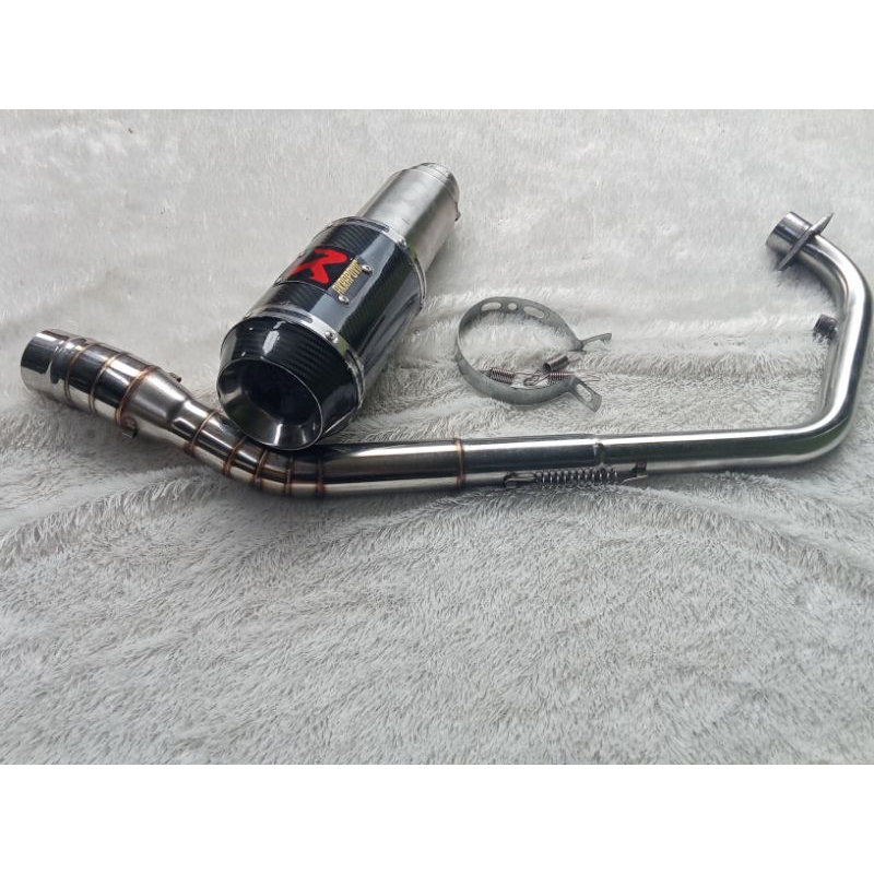 knalpot Racing Akrapovic Lorenzo sonik Vixion MX king dll