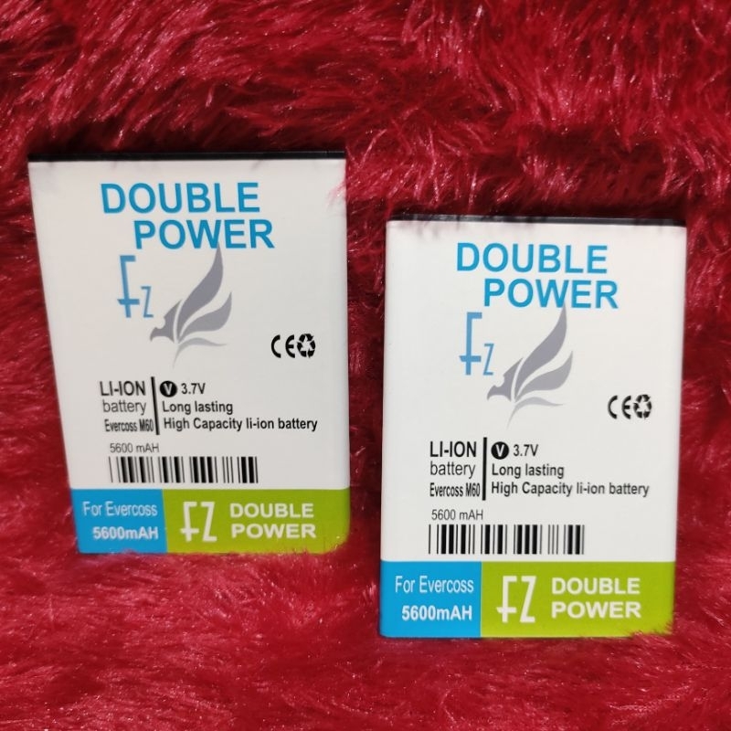 Baterai Evercoss M60 M6 M6A Batre Batry Dobel Power fz