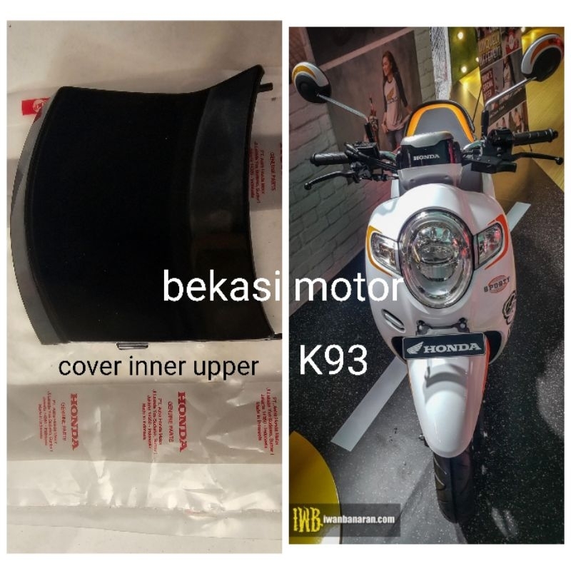 cover inner upper honda scoopy original 81134-K93