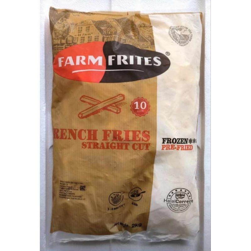 

FARM Frities Fries Straight Cut 10mm 2kg