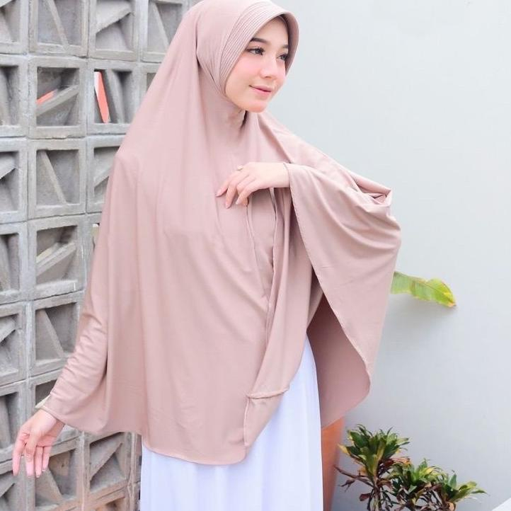 Bergo Hamidah Jersey XL // Hijab instan bergo Jersey jumbo