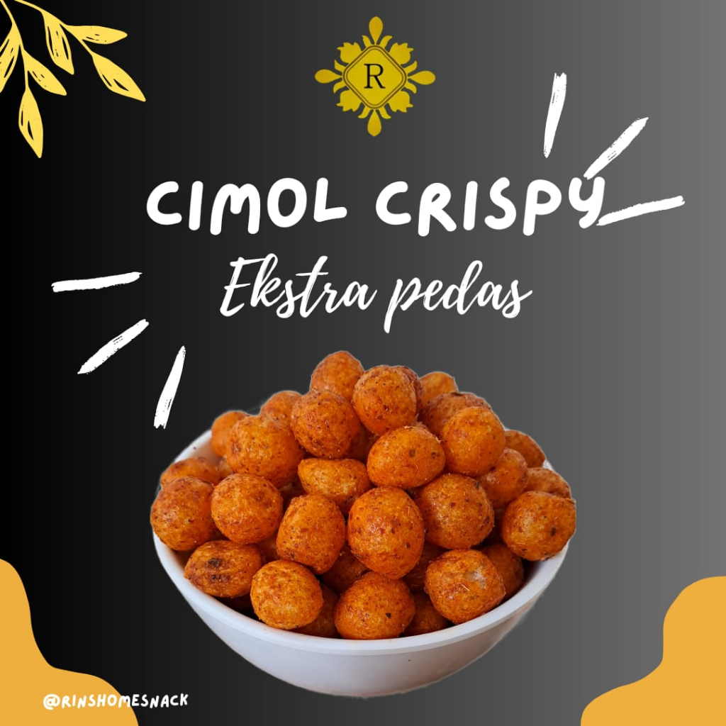 

Cimol renyah/endok lewu pedas daun jeruk 1kg