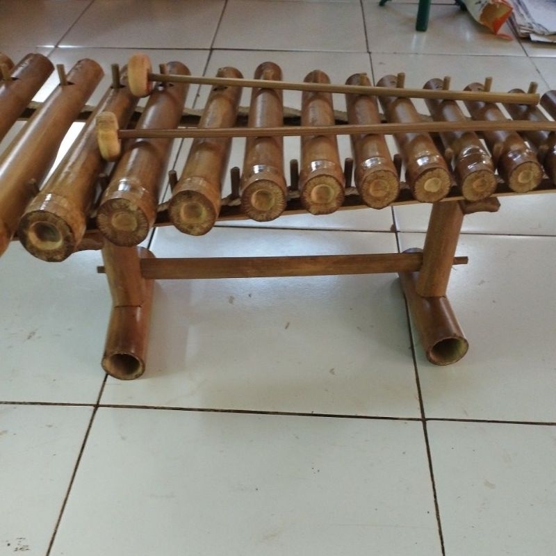 GAMBANG angklung 2 oktap,kolintanng bambu,arumba