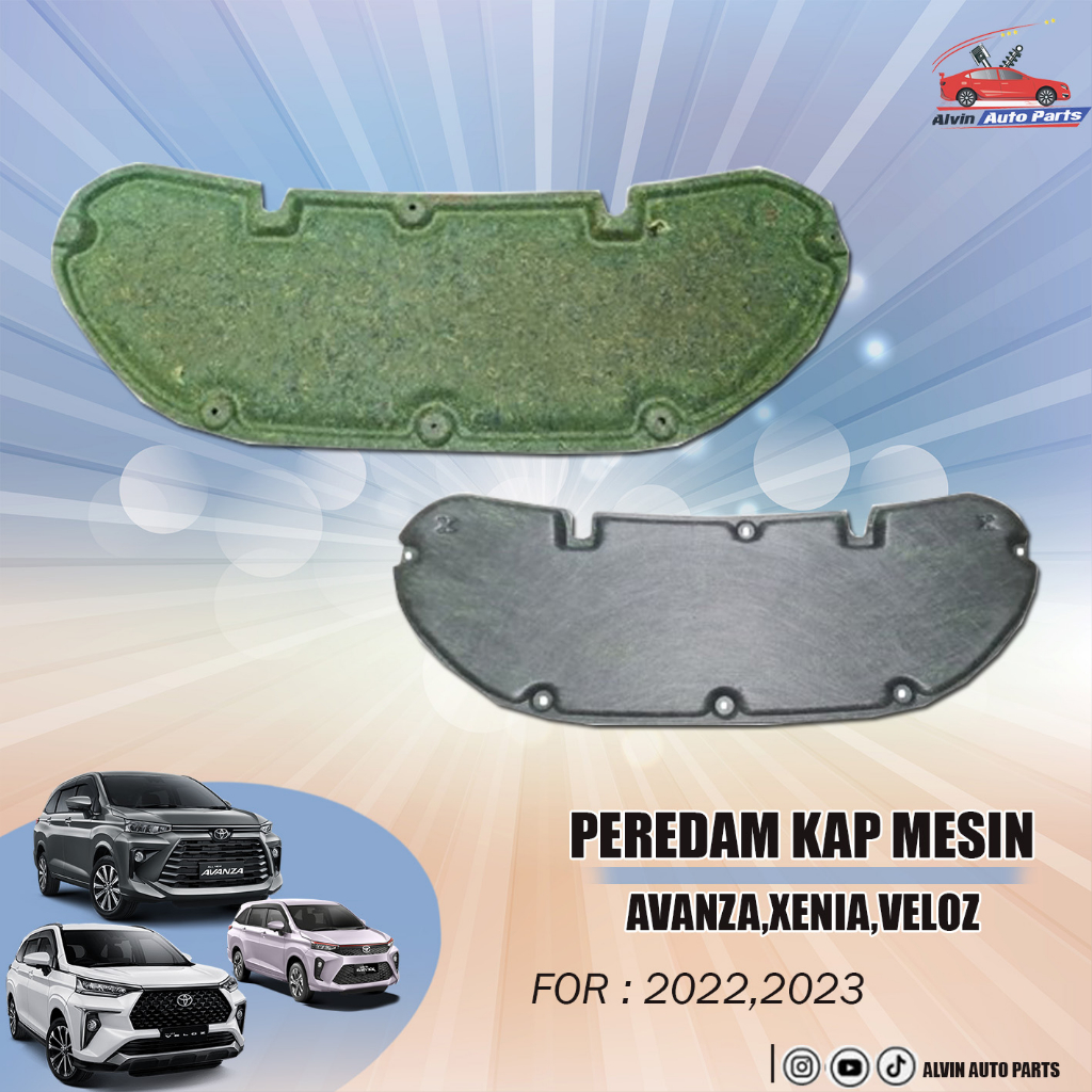 PEREDAM KAP MESIN AVANZA XENIA VELOZ 2022 2023 - PEREDAM KAP MESIN AVANZA 2022 2023