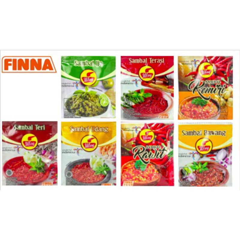 

Sambal Uleg FINNA per-renceng @10pcs
