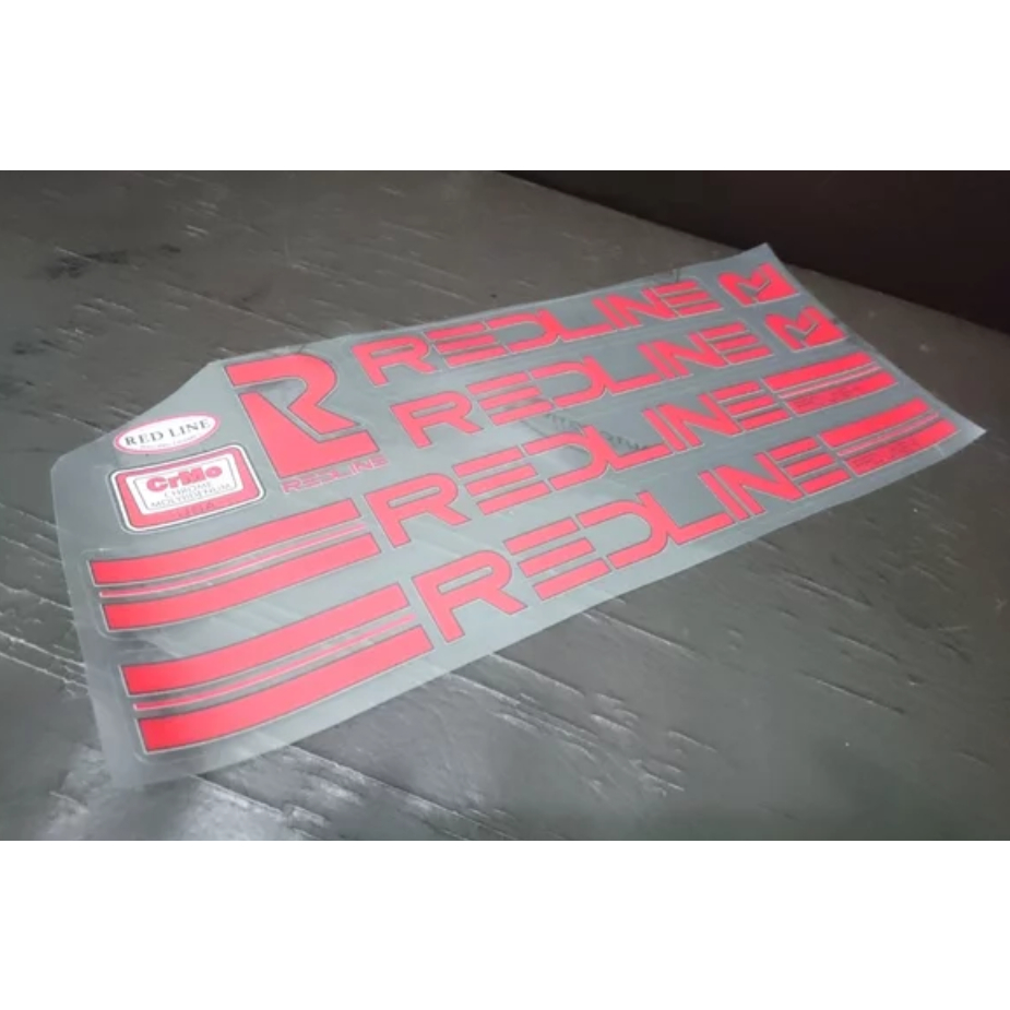 decal stiker bmx os redline pro line 2