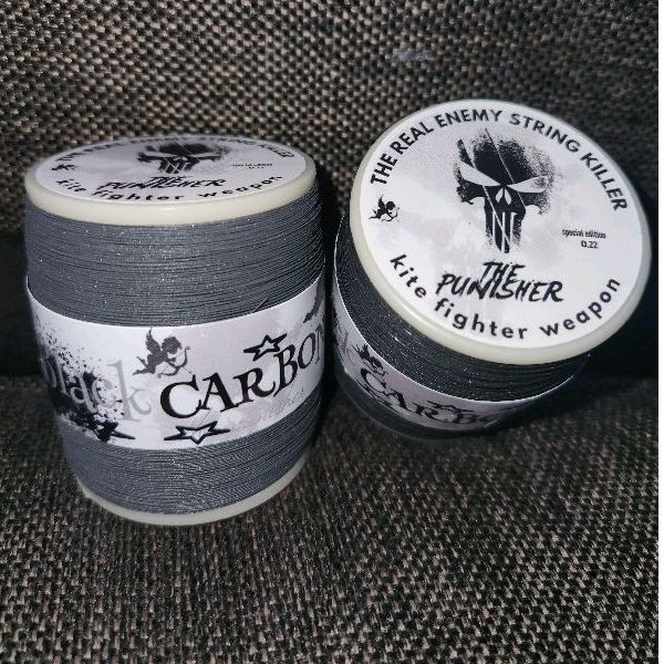 GELASAN PUNISHER SENAR MATI BLACK CARBON 0.22