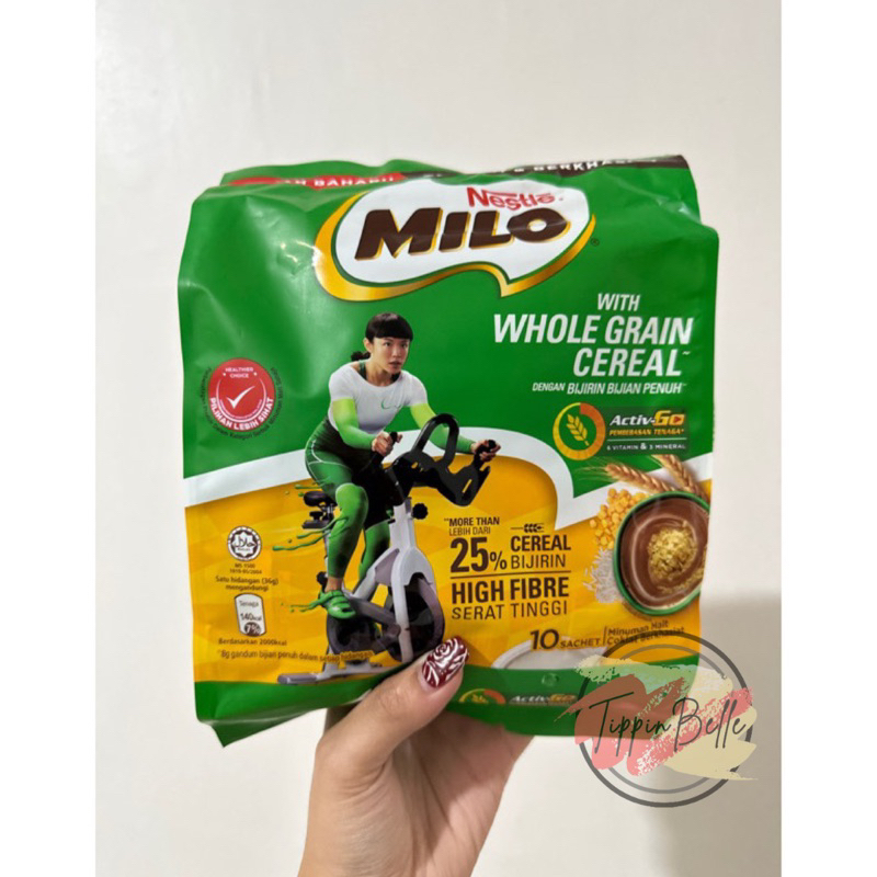 

Milo Wholegrain Cereal Minuman Cereal Instan isi 10sac ori Malaysia