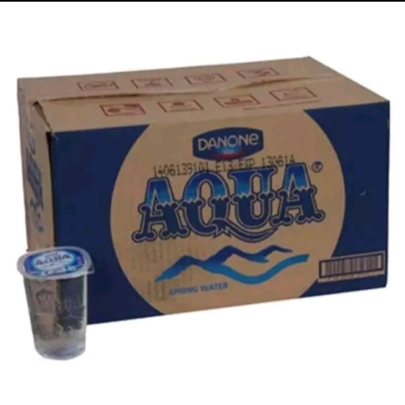 

Aqua gelas 220 ml × 48 pcs